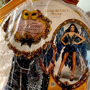 Gorgeous Dark Angel Costume, New, Small